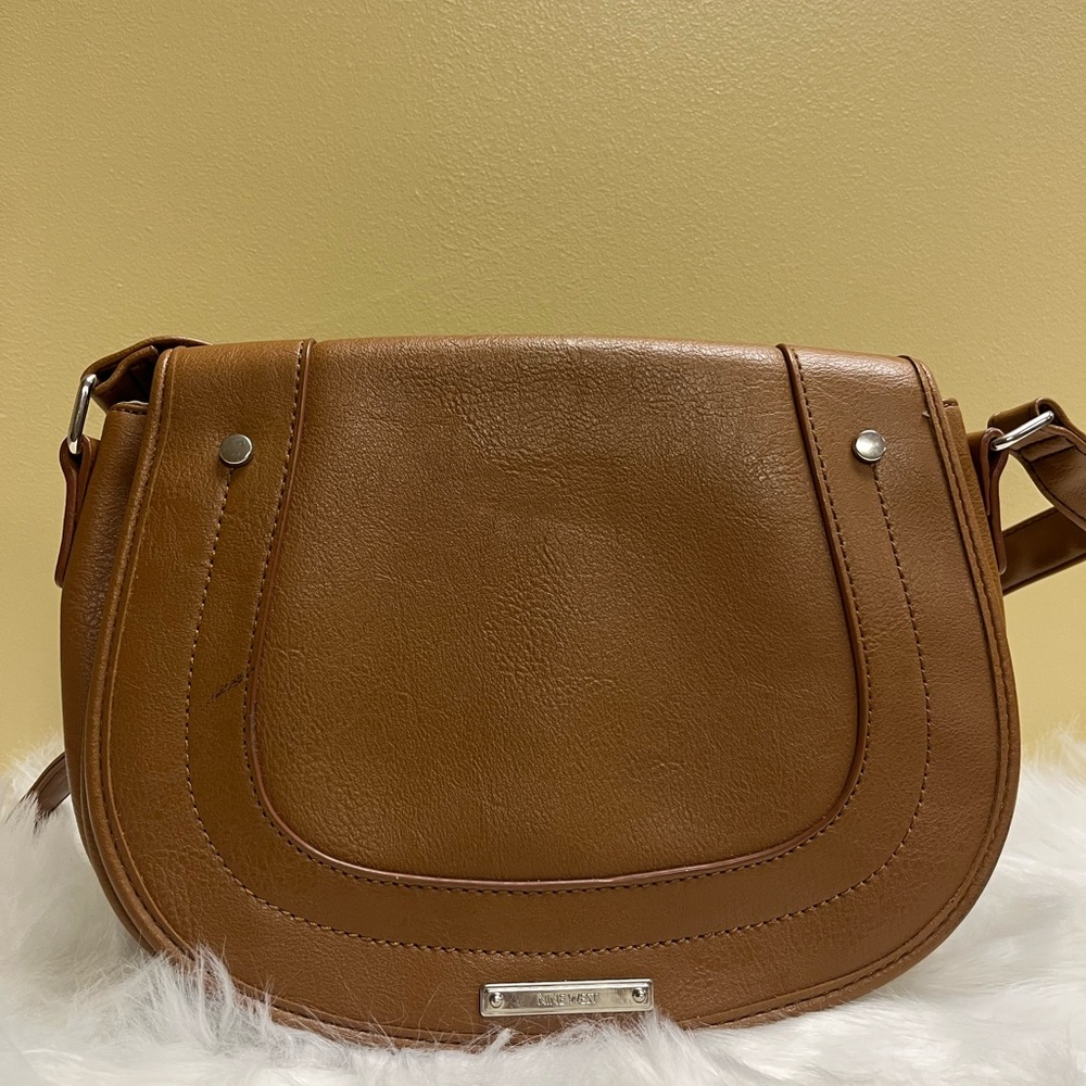 Brown Leather Crossbody Bag